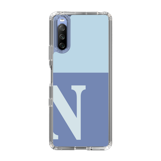 Slim Protection Case［ Original - initial two tone - N blue ］
