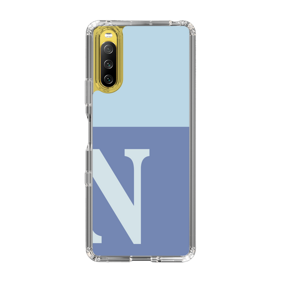 Slim Protection Case［ Original - initial two tone - N blue ］