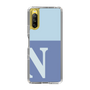 Slim Protection Case［ Original - initial two tone - N blue ］