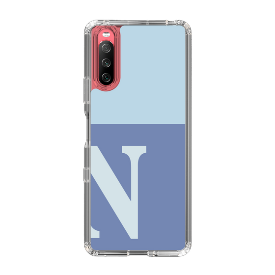 Slim Protection Case［ Original - initial two tone - N blue ］