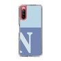 Slim Protection Case［ Original - initial two tone - N blue ］