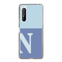 Slim Protection Case［ Original - initial two tone - N blue ］