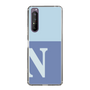 Slim Protection Case［ Original - initial two tone - N blue ］