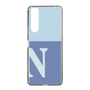 Slim Protection Case［ Original - initial two tone - N blue ］