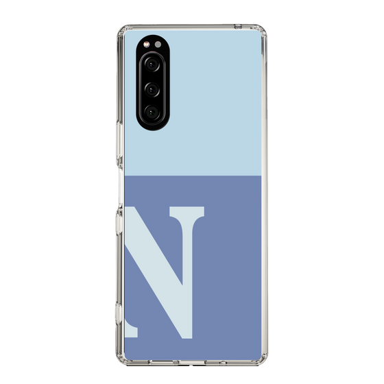 Slim Protection Case［ Original - initial two tone - N blue ］