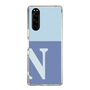 Slim Protection Case［ Original - initial two tone - N blue ］