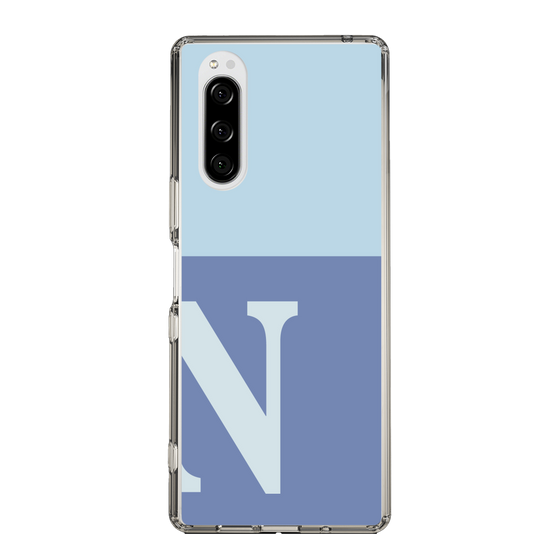 Slim Protection Case［ Original - initial two tone - N blue ］