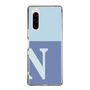 Slim Protection Case［ Original - initial two tone - N blue ］