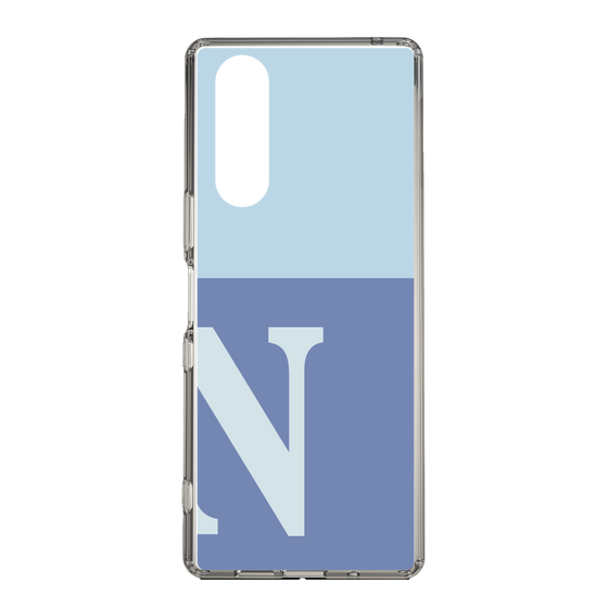 Slim Protection Case［ Original - initial two tone - N blue ］