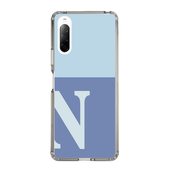 Slim Protection Case［ Original - initial two tone - N blue ］