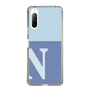 Slim Protection Case［ Original - initial two tone - N blue ］