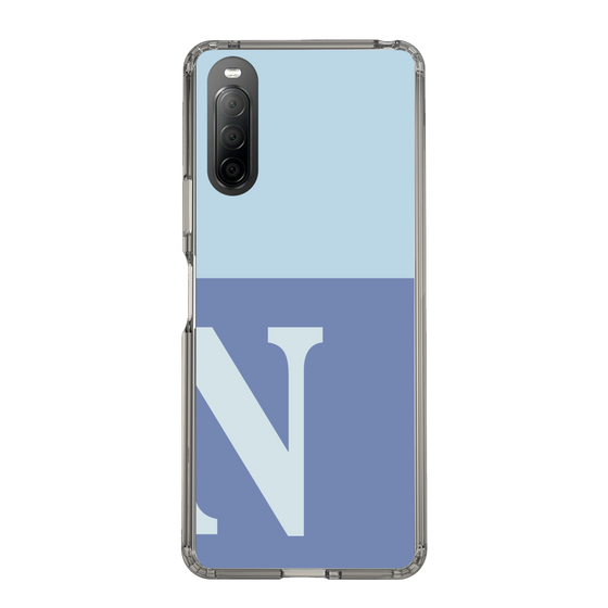 Slim Protection Case［ Original - initial two tone - N blue ］