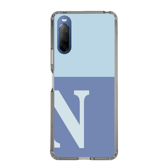 Slim Protection Case［ Original - initial two tone - N blue ］