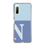 Slim Protection Case［ Original - initial two tone - N blue ］