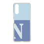Slim Protection Case［ Original - initial two tone - N blue ］