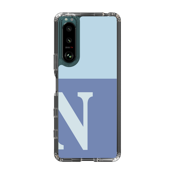 Slim Protection Case［ Original - initial two tone - N blue ］