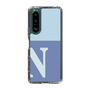 Slim Protection Case［ Original - initial two tone - N blue ］