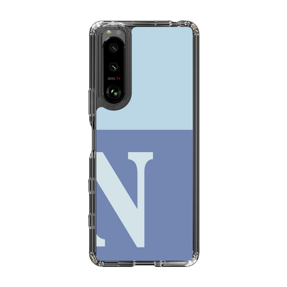 Slim Protection Case［ Original - initial two tone - N blue ］