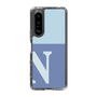 Slim Protection Case［ Original - initial two tone - N blue ］