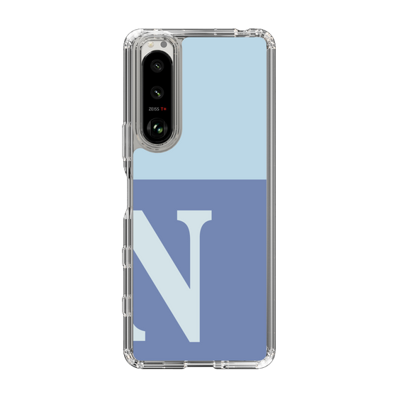 Slim Protection Case［ Original - initial two tone - N blue ］