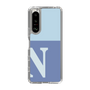 Slim Protection Case［ Original - initial two tone - N blue ］