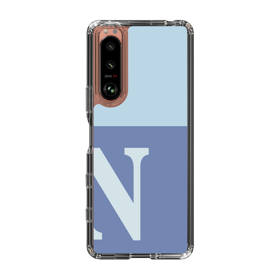 Slim Protection Case［ Original - initial two tone - N blue ］