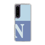 Slim Protection Case［ Original - initial two tone - N blue ］