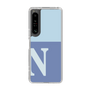 Slim Protection Case［ Original - initial two tone - N blue ］