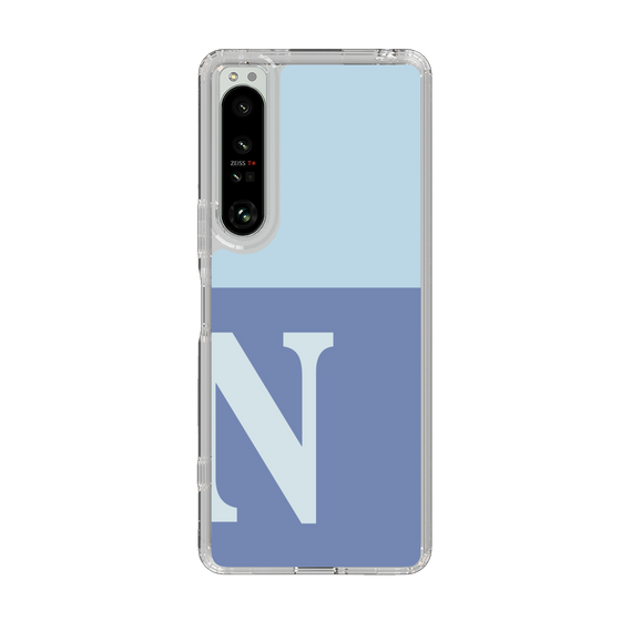 Slim Protection Case［ Original - initial two tone - N blue ］