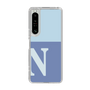 Slim Protection Case［ Original - initial two tone - N blue ］