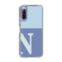 Slim Protection Case［ Original - initial two tone - N blue ］