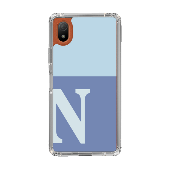 Slim Protection Case［ Original - initial two tone - N blue ］