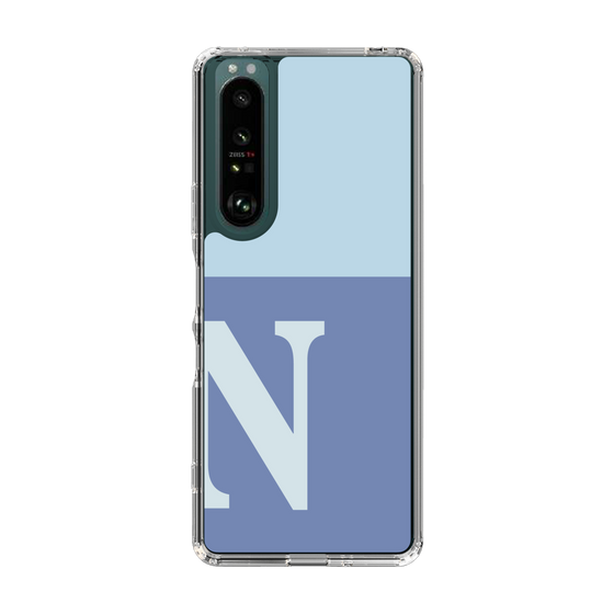 Slim Protection Case［ Original - initial two tone - N blue ］