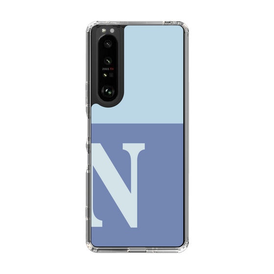 Slim Protection Case［ Original - initial two tone - N blue ］
