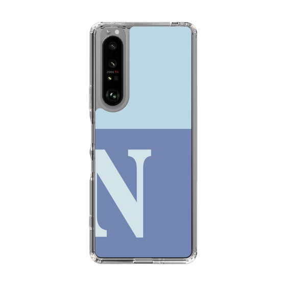 Slim Protection Case［ Original - initial two tone - N blue ］
