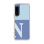Slim Protection Case［ Original - initial two tone - N blue ］