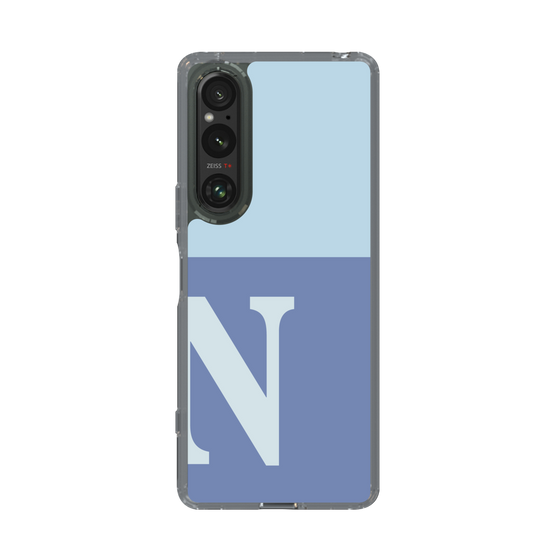 Slim Protection Case［ Original - initial two tone - N blue ］