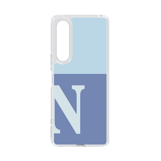 Slim Protection Case［ Original - initial two tone - N blue ］