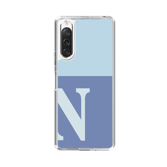 Slim Protection Case［ Original - initial two tone - N blue ］
