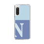 Slim Protection Case［ Original - initial two tone - N blue ］