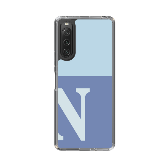 Slim Protection Case［ Original - initial two tone - N blue ］