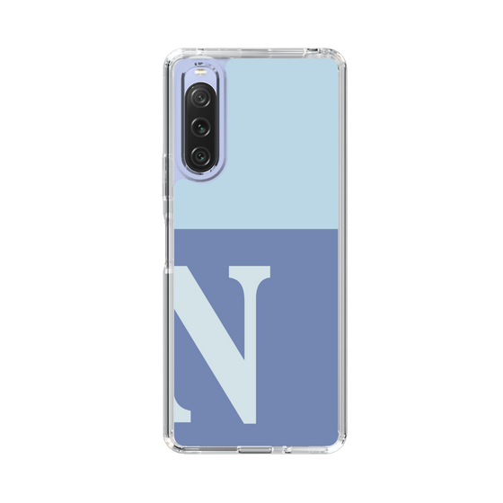 Slim Protection Case［ Original - initial two tone - N blue ］