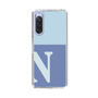 Slim Protection Case［ Original - initial two tone - N blue ］