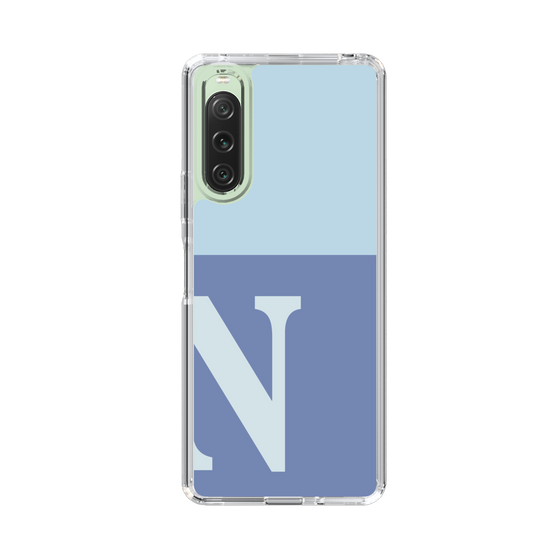Slim Protection Case［ Original - initial two tone - N blue ］