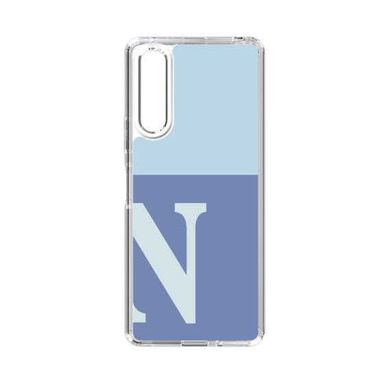 Slim Protection Case［ Original - initial two tone - N blue ］