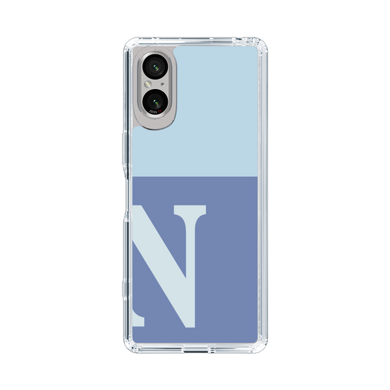 Slim Protection Case［ Original - initial two tone - N blue ］