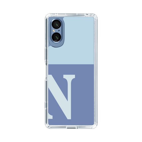 Slim Protection Case［ Original - initial two tone - N blue ］