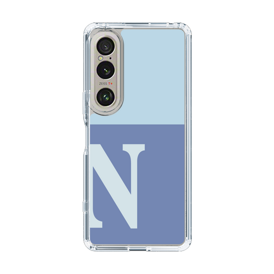 Slim Protection Case［ Original - initial two tone - N blue ］