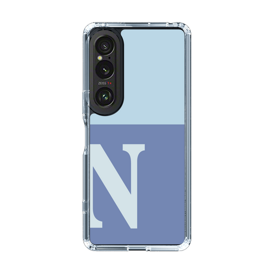Slim Protection Case［ Original - initial two tone - N blue ］