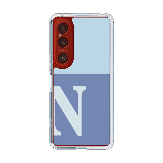 Slim Protection Case［ Original - initial two tone - N blue ］